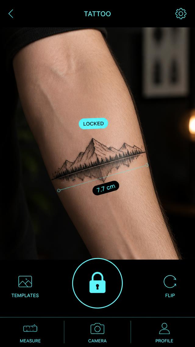 Step 3: Lock it — see the cm