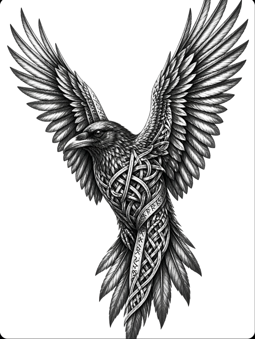 Celtic Raven Wings